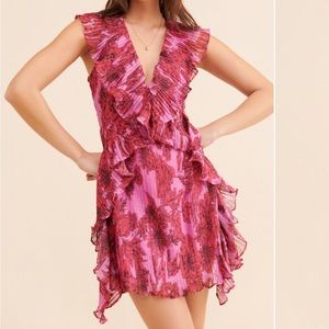Talulah Pink Rose All Day Mini Dress — Size Small